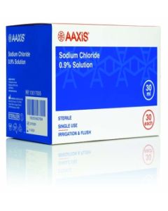 Sodium Chloride 0.9% Irrigation Solution - 30mL- Box of 30 vials - Box of 30