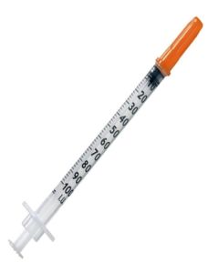Syringe Insulin 1mL 27g x 12.7mm Ultra-Fine - Box of 100