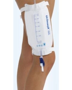 Urimaax Drainage Bag Leg 750mL 50cm With Leg Straps Sterile - Packet of 20